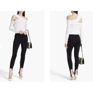 L'AGENCE Emerson stretch stirrup leggings size M color Black NWOT mspr $275